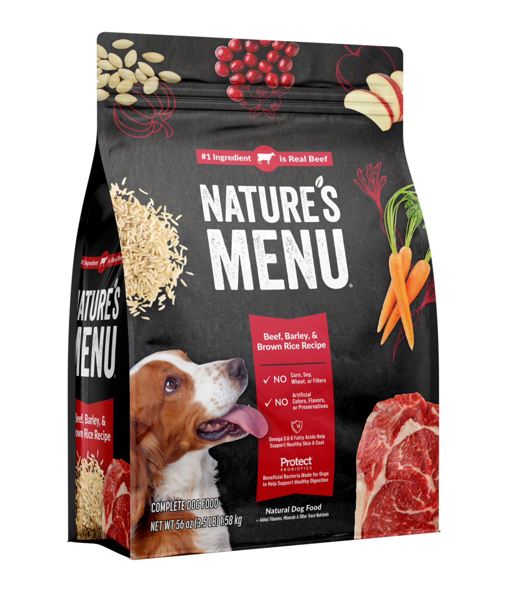 Beef & Brown Rice | Nature's Menu Pet Food
